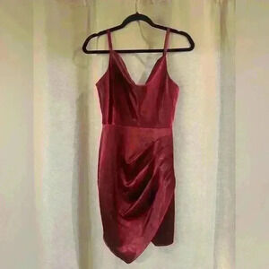 Juniors  Burgundy I.N. San Francisco Dress